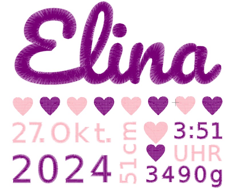 Kuscheltier mit Geburtsdaten – Bild 6