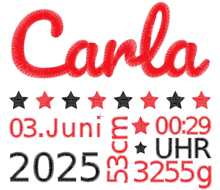 Kuscheltier mit Geburtsdaten – Bild 7