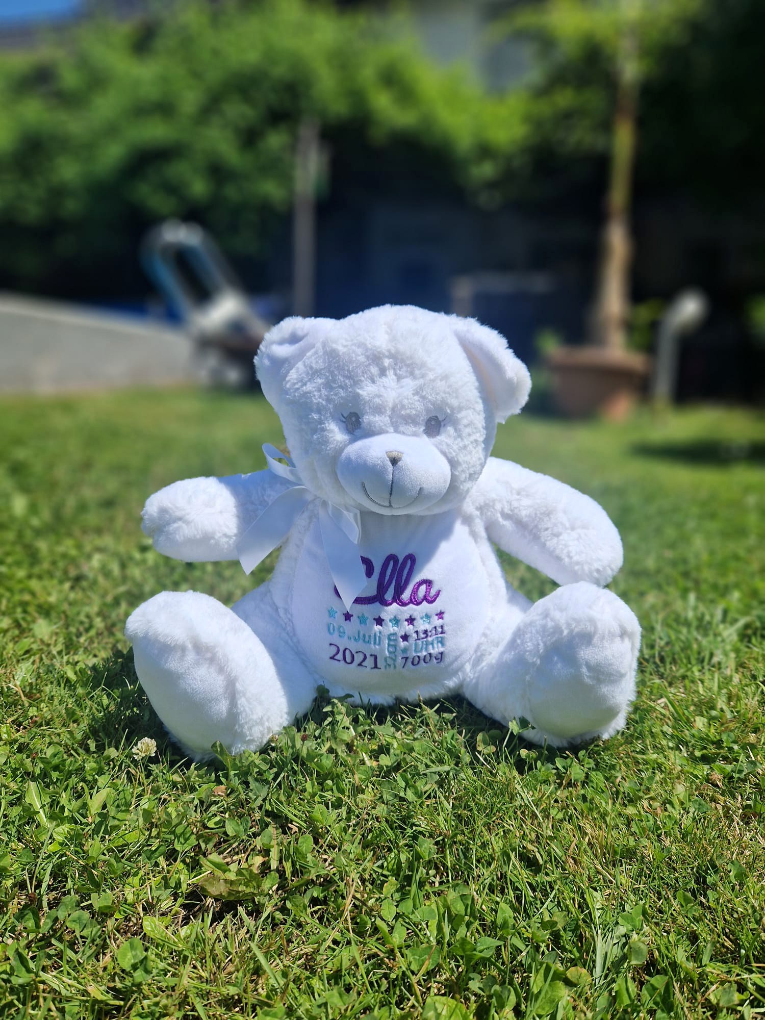 Kuscheltier mit Geburtsdaten – Bild 4