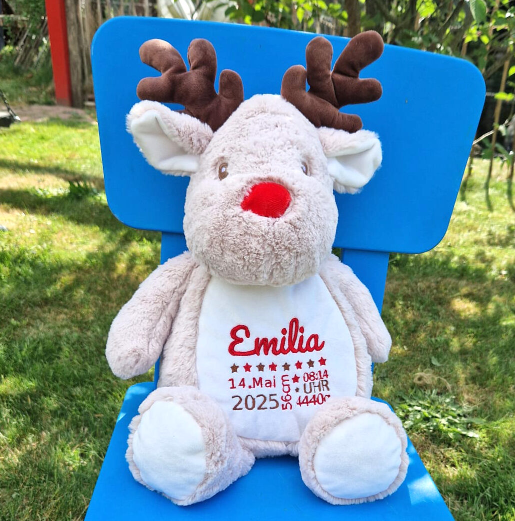 Kuscheltier mit Geburtsdaten